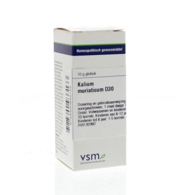 VSM Kalium muriaticum D30 10 Gram