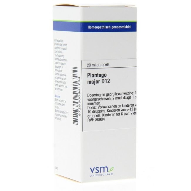 VSM Plantago major D12 20 ml