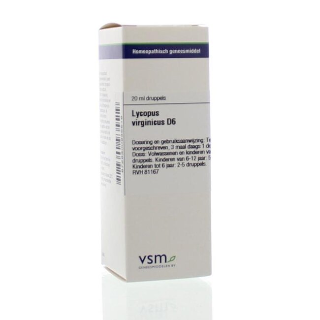 VSM Lycopus virginicus D6 20 Mililitros