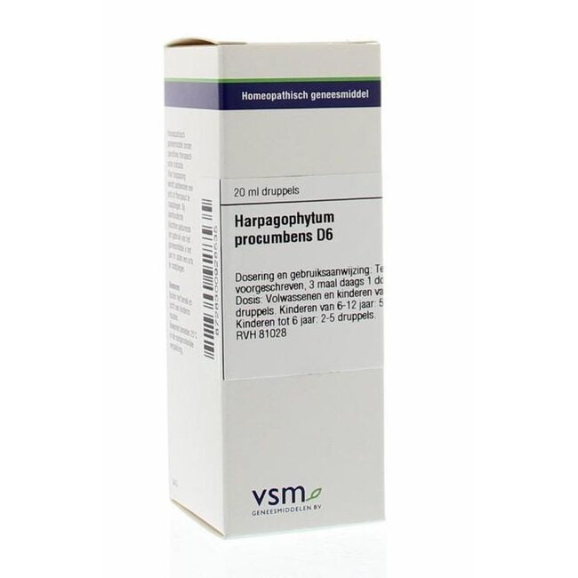 VSM Harpagophytum procumbens D6 20 Millilitre