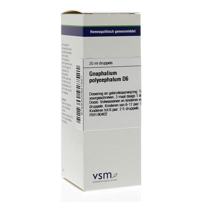 VSM Gnaphalium polycephal D6 20 ml