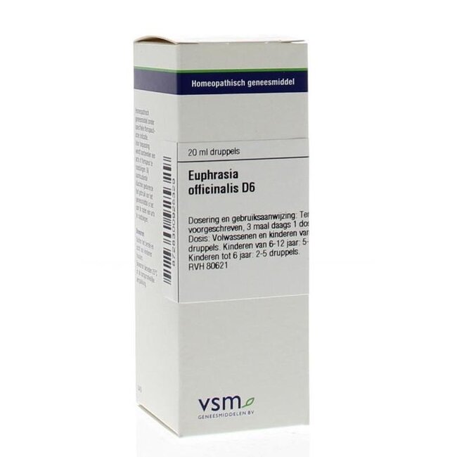 VSM Euphrasia officinalis D6 20 millilitres