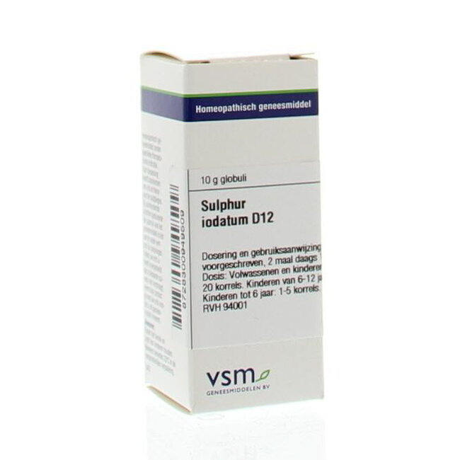 VSM Sulphur iodatum D12 10 grammes