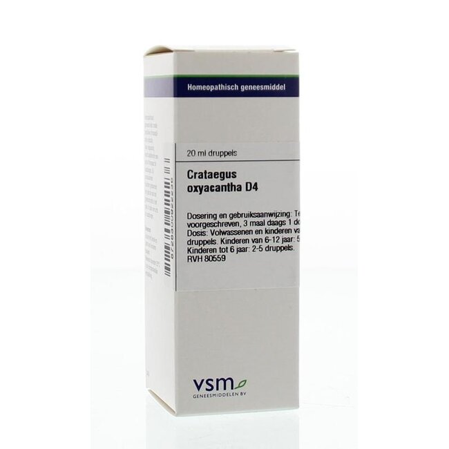 VSM Crataegus oxyacantha D4 20 Milliliter