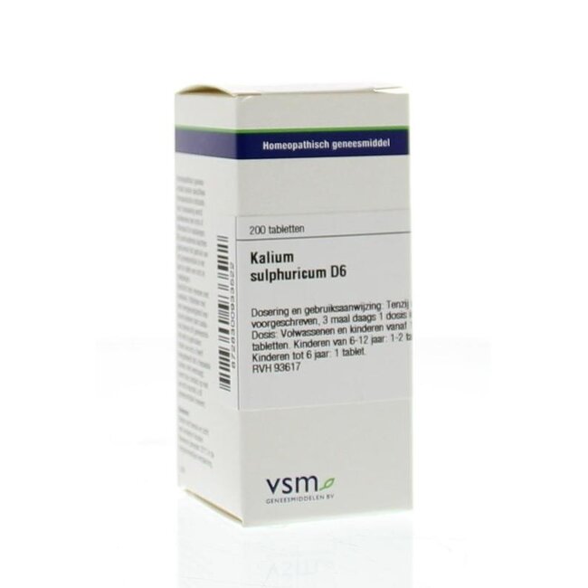VSM Kalium sulphuricum D6 200 tabletek