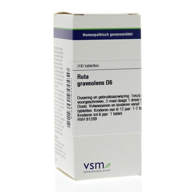 VSM Ruta graveolens D6 200 Tablets