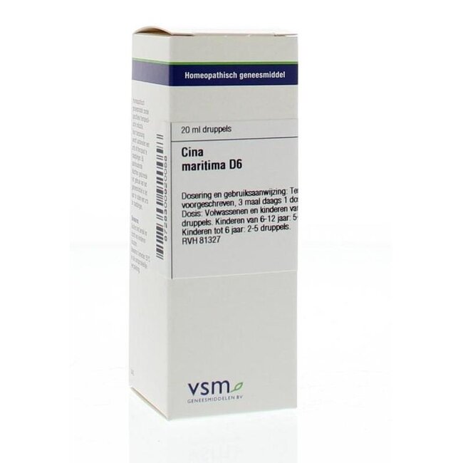 VSM Cina maritima D6 20 Millilitres