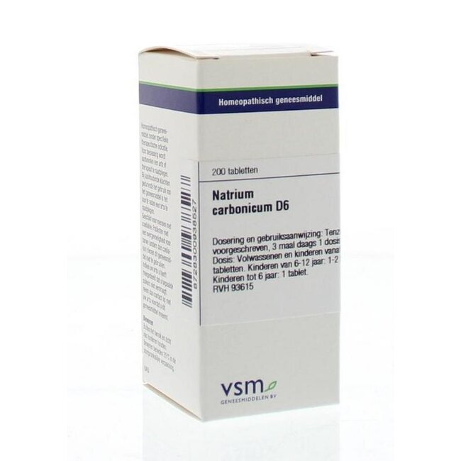 VSM Natrium carbonicum D6 200 Compresse