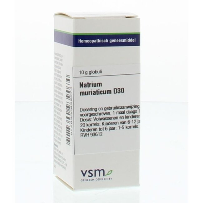 VSM Natrium muriaticum D30 10 Gram