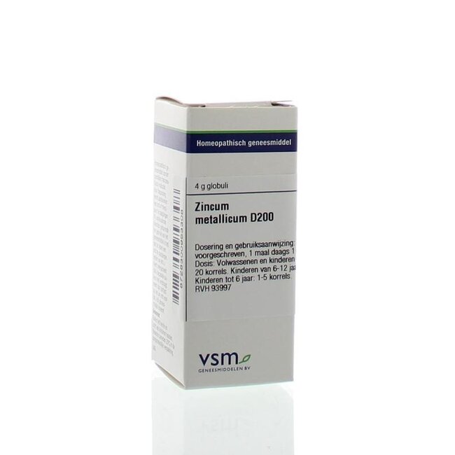 VSM Zincum metallicum D200 4 Grammi