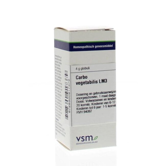 VSM Carbo vegetabilis LM3 4 Gram