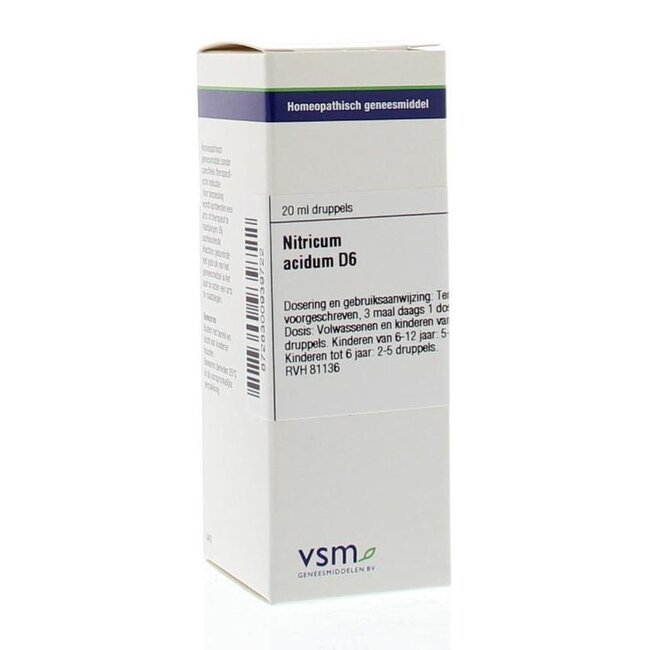 VSM Nitricum acidum D6 20 Millilitri