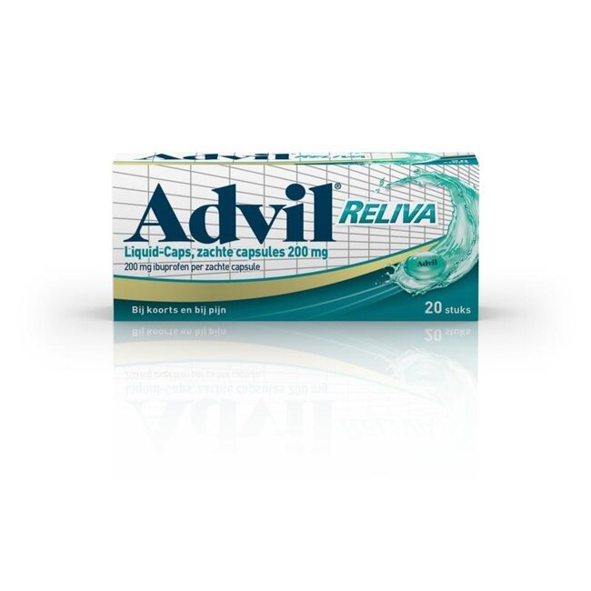 Advil Reliva 200 mg, 20 capsules liquides