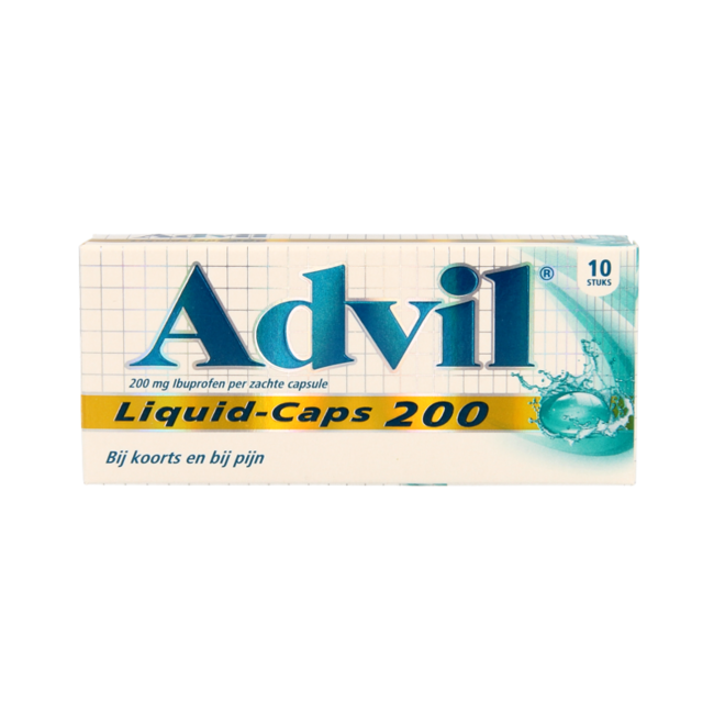 Advil Reliva capsules liquides 200 mg 10 capsules