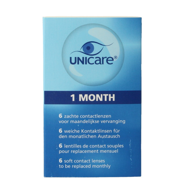 Lentilles mensuelles Unicare -5,25 (6 pièces)
