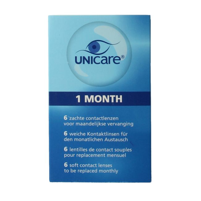 Lentilles Mensuelles Unicare -2.00 6 Pièces