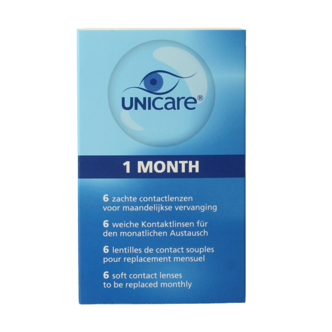 Lentilles mensuelles Unicare -1.50 (6 pièces)