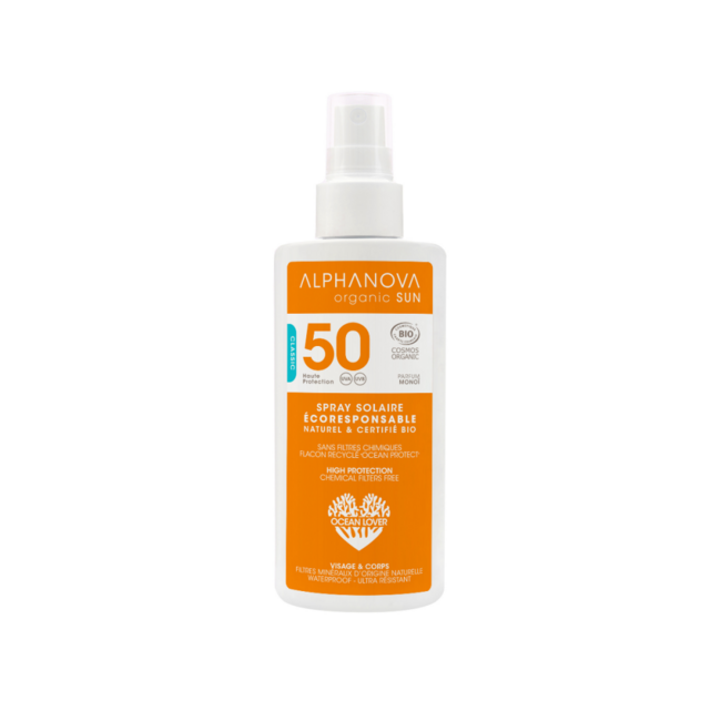Alphanova Sun Sonnenspray LSF 50 Bio 125 Gramm