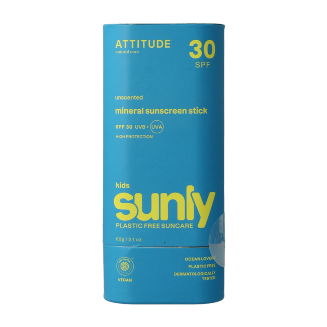 Sztyft przeciwsłoneczny Attitude Sunly dla dzieci SPF30 60 gram