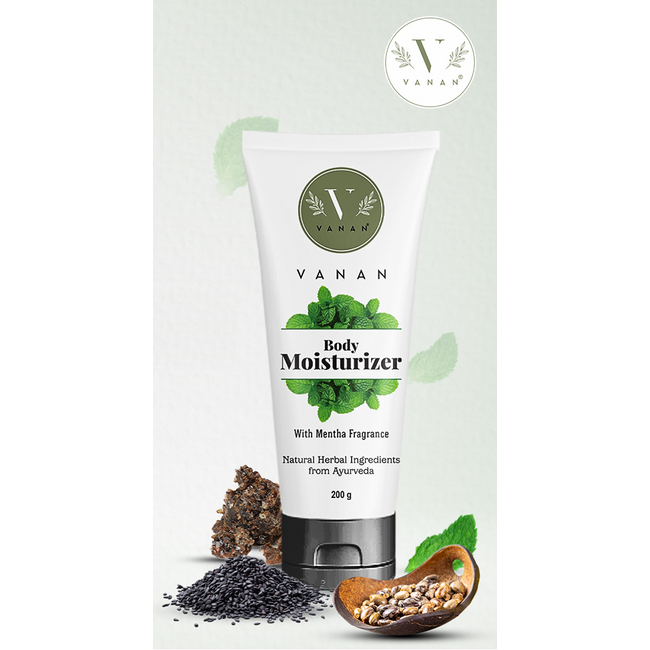 Vanan Crema Idratante Corpo alla Menta 200 Grammi