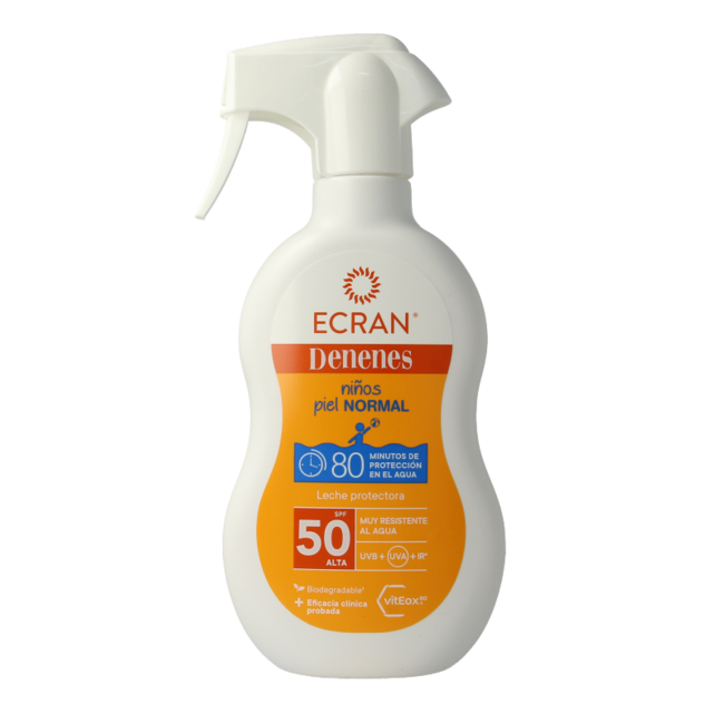 Ecran Sun milk SPF50 spray bottle 270 Millilitres