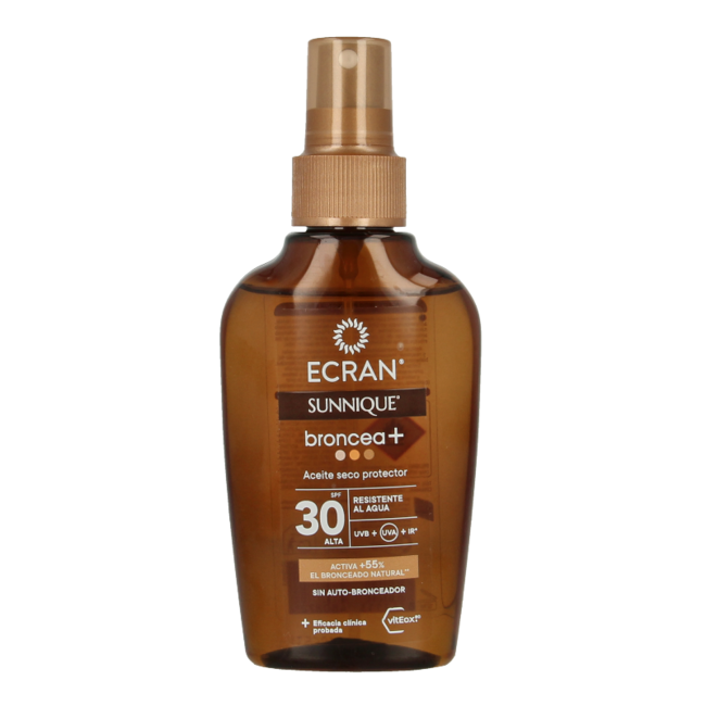 Ecran Sunnique aceite broncea+ SPF30 100 mililitros