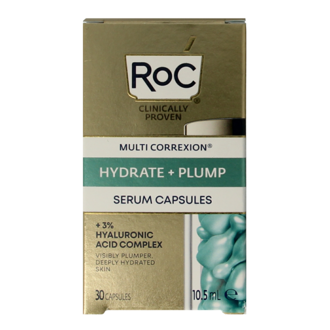 ROC Multi Correxion Hydrate+Plump Sérum en Capsules 30 Unités