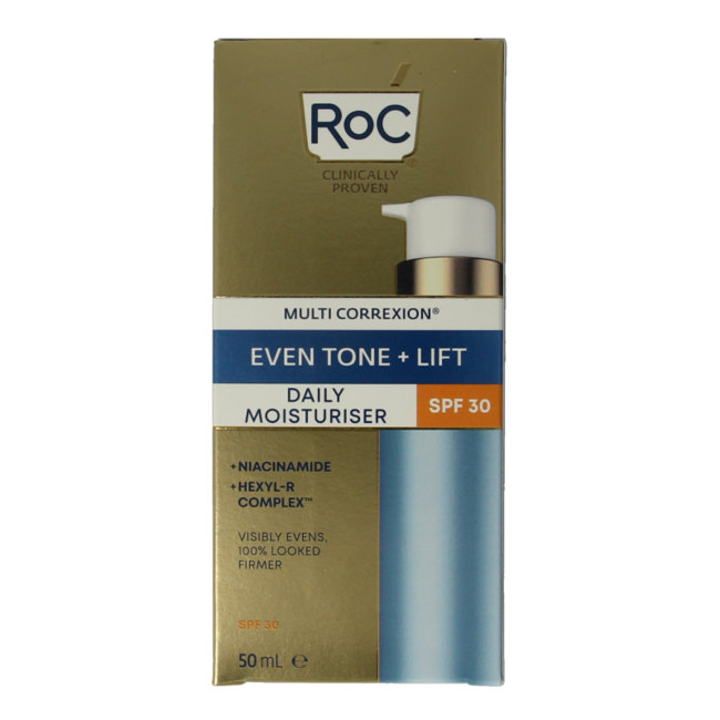 RoC Multi Correxion Even Tone + Lift Daily Moisturiser SPF30 50ml