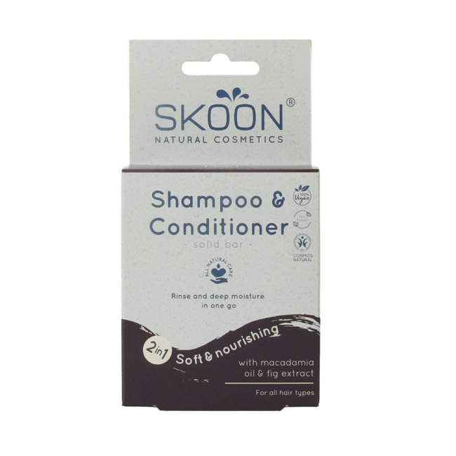 Solid shampoo & conditioner 2 in 1 90g