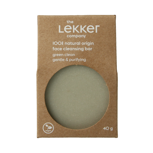 Lekker Company Gesichtsseife Green Clean 40 Gramm