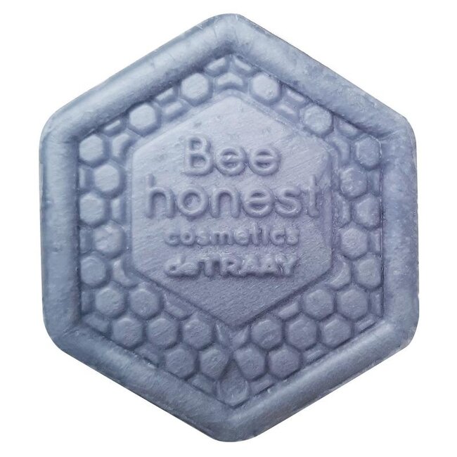 Traay Bee Honest Saponetta Solida Capelli & Corpo Uomo Sandalo & Miele 80 Grammi