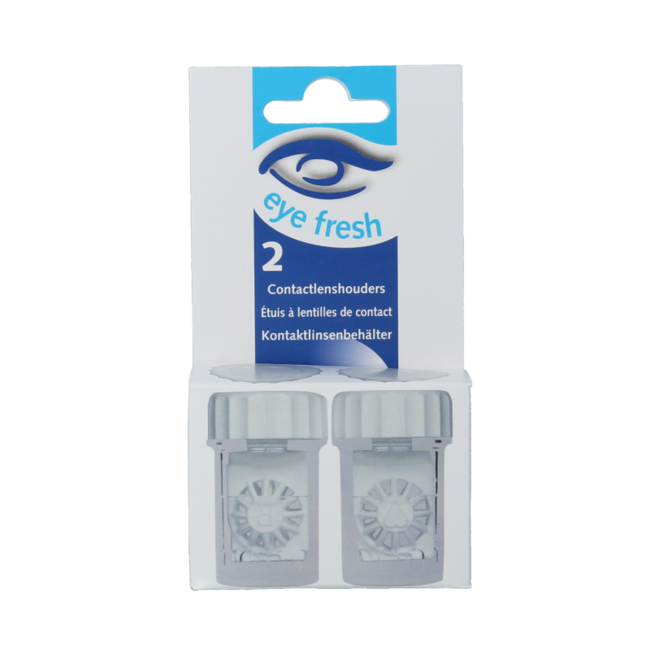 Eyefresh Lens Case Tube Duo 2 Pieces