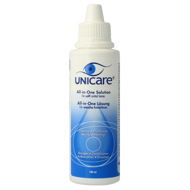 Unicare All-in-one solution for soft lenses 100 Millilitres