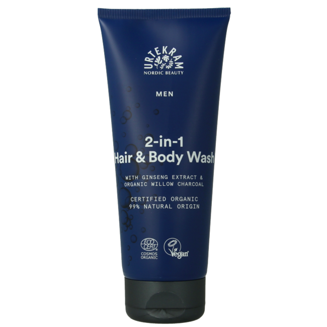 Urtekram Men Bagnodoccia e Shampoo 200 Millilitri