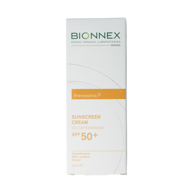 Bionnex Preventiva Sunscreen SPF 50+ Cream 50ml