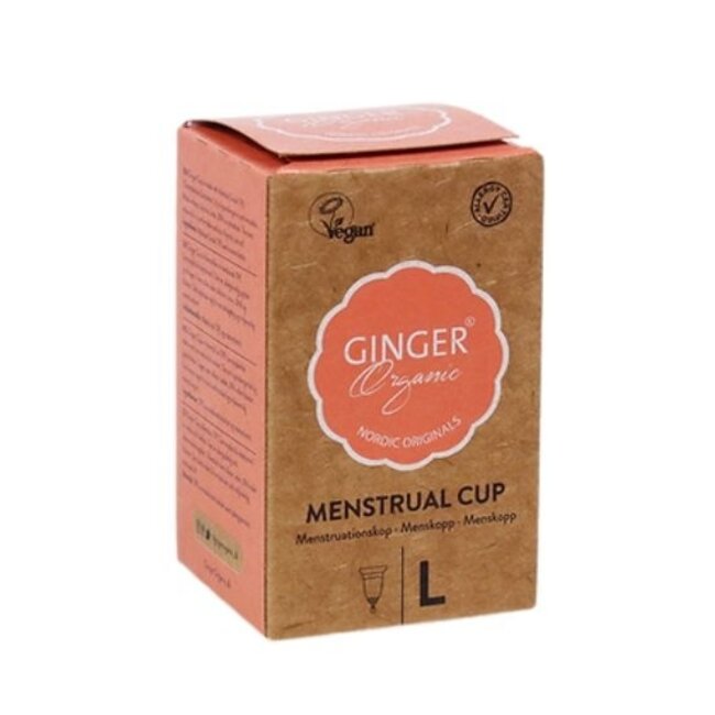 Ginger Organic Menstruationstasse TPE – Größe L, 1 Stück