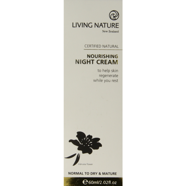 Living Nature Nachtcreme voedend 60 Milliliter