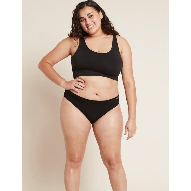 Majtki menstruacyjne Boody typu bikini, czarne, normalne/obfite, rozmiar XL, 1 sztuka