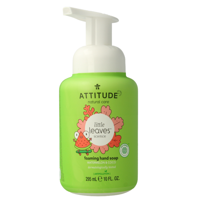 Attitude Savon pour les mains Little leaves pastèque et noix de coco 295 Millilitres