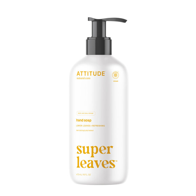 Attitude Savon pour les mains super leaves feuilles de citronnier 473 ml