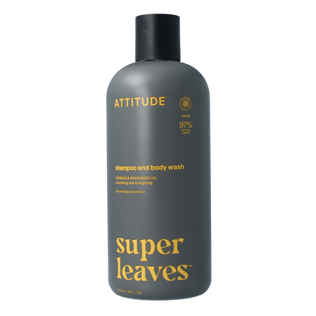 Attitude Super Leaves 2-in-1 Sport Shampoo & Body Wash 473ml