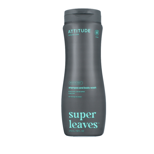 Attitude Shampoo & Duschgel 2-in-1 Super Leaves 473 Milliliter