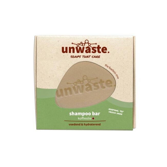 Unwaste Shampoo Bar Coffee Oil 1 Piece