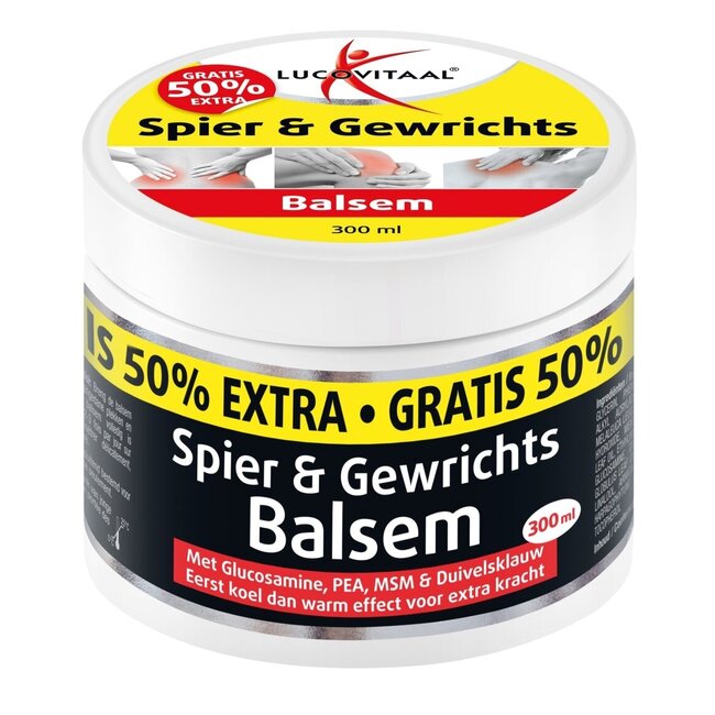Lucovitaal Muscle & Joint Balm 50% Extra 300ml