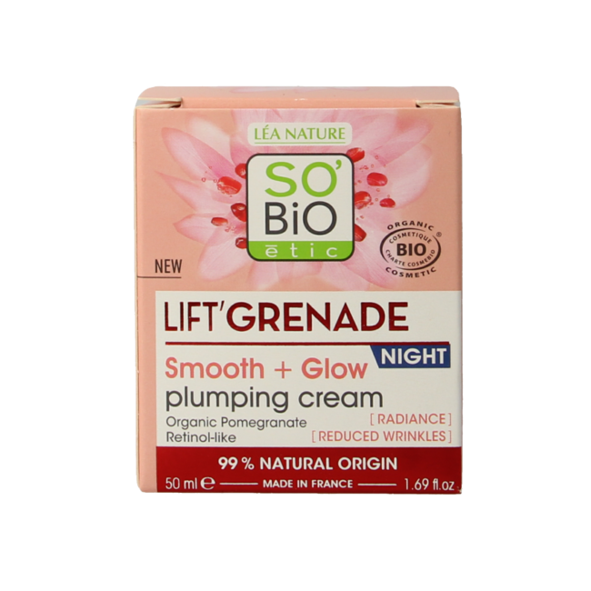 So Bio Étic Lift Granatapfel Nachtcreme 50 Milliliter