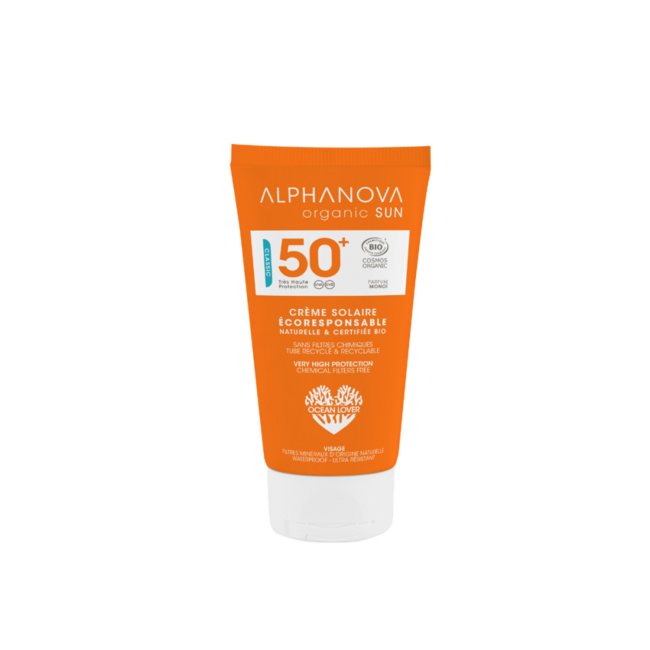 Crema Solare Bio Alphanova Sun SPF50+ Alta Protezione 50 Grammi