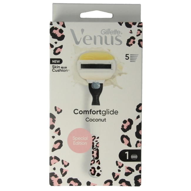 Gillette Venus Comfortglide Leopard Razor System 1 Piece