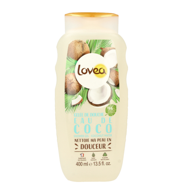 Lovea Shower gel coconut water 400 Milliliter