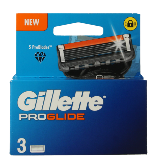 Cuchillas Gillette Fusion ProGlide manuales - 3 unidades