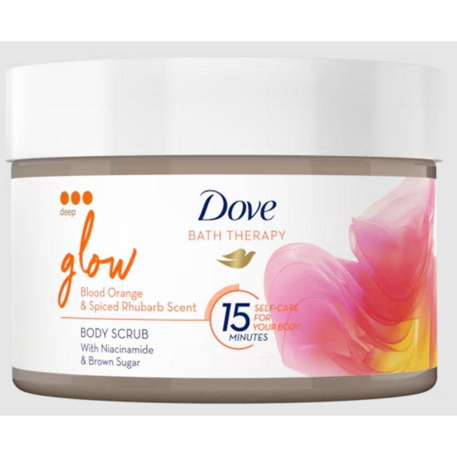 Gommage pour le corps Dove Glow 295 ml